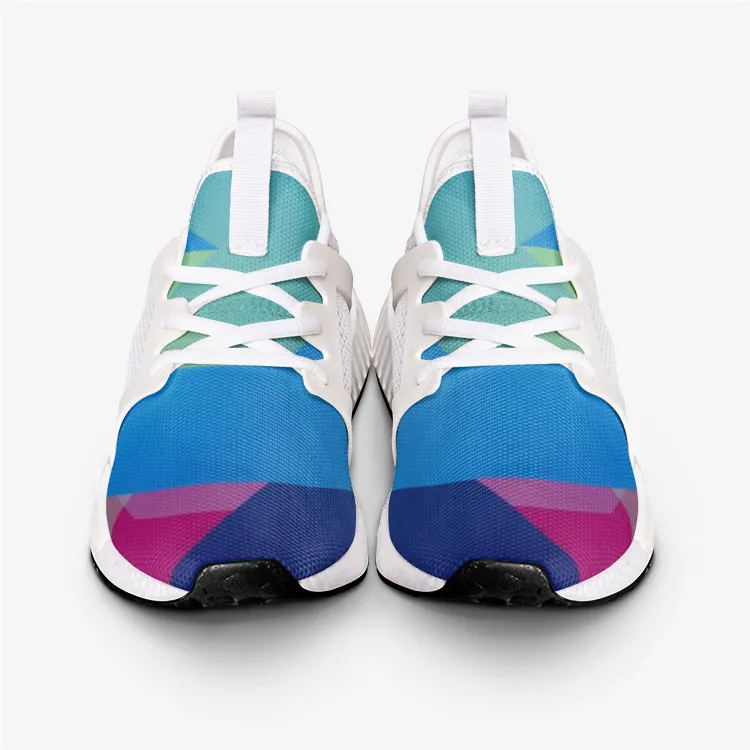Abstract Colorful Triangel Unisex Lightweight Sneaker