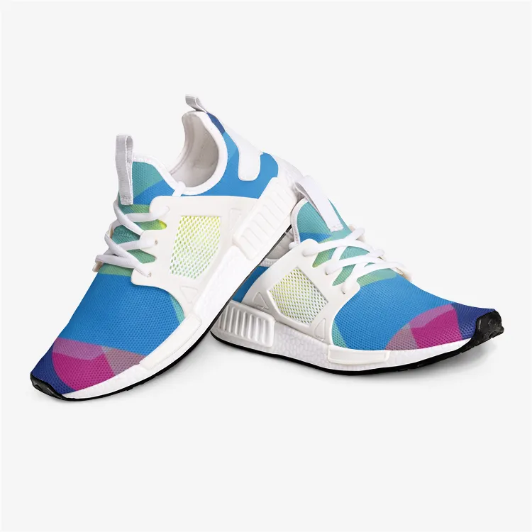 Abstract Colorful Triangel Unisex Lightweight Sneaker