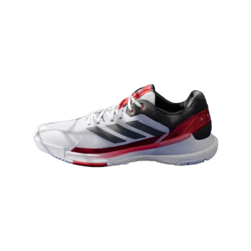 Adidas Crazyquick Boost Padel Shoes (Cloud White/Core Black/Lucid Red)