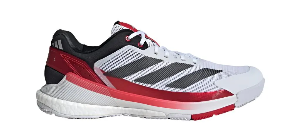 Adidas Crazyquick Boost Padel Shoes (Cloud White/Core Black/Lucid Red)