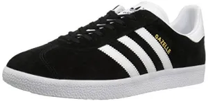 Adidas Originals Men's Gazelle Lace-up Sneaker,Black/White/Gold Met.,9 M US