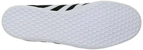 Adidas Originals Men's Gazelle Lace-up Sneaker,Black/White/Gold Met.,9 M US
