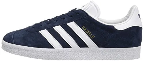 Adidas Originals Men's Gazelle Lace-up Sneaker,Collegiate Navy/White/Gold Met.,10 M US