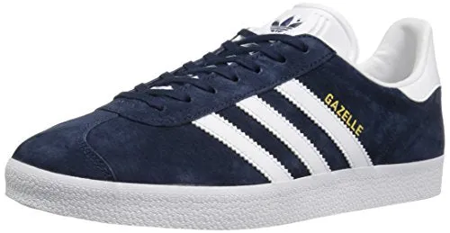 Adidas Originals Men's Gazelle Lace-up Sneaker,Collegiate Navy/White/Gold Met.,10 M US