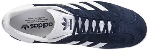 Adidas Originals Men's Gazelle Lace-up Sneaker,Collegiate Navy/White/Gold Met.,10 M US