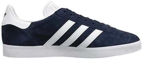 Adidas Originals Men's Gazelle Lace-up Sneaker,Collegiate Navy/White/Gold Met.,10 M US