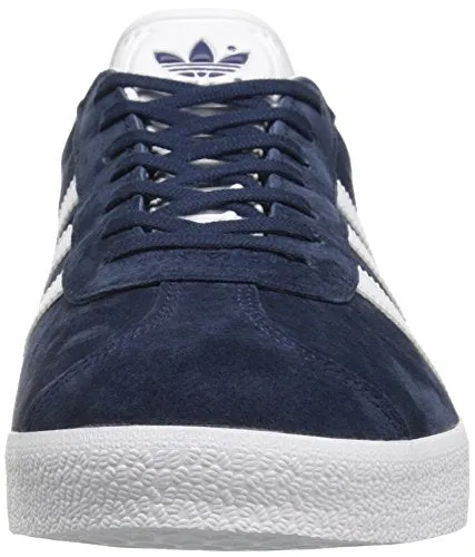 Adidas Originals Men's Gazelle Lace-up Sneaker,Collegiate Navy/White/Gold Met.,10 M US