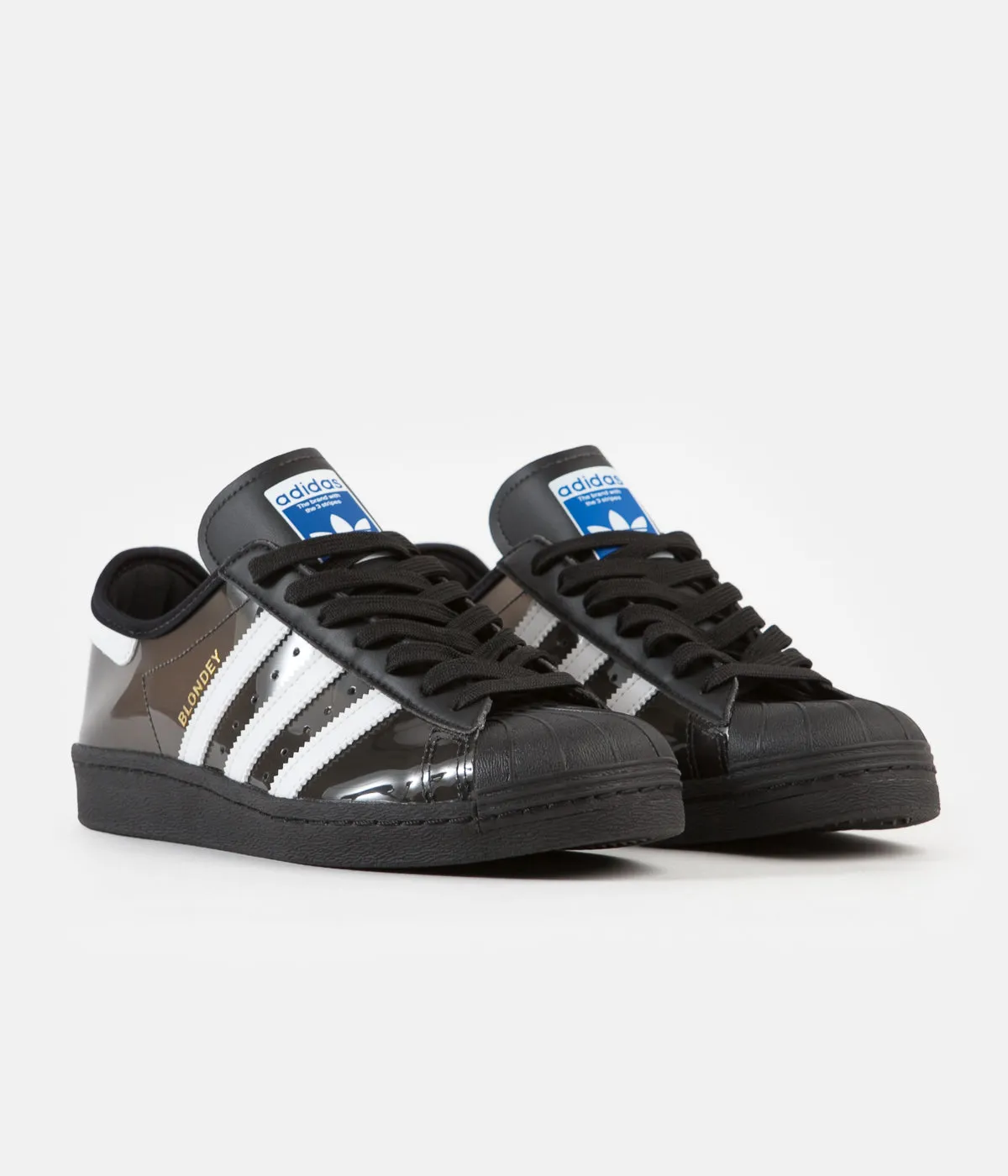 Adidas x Blondey Superstar Shoes - Core Black / FTW White / Core Black