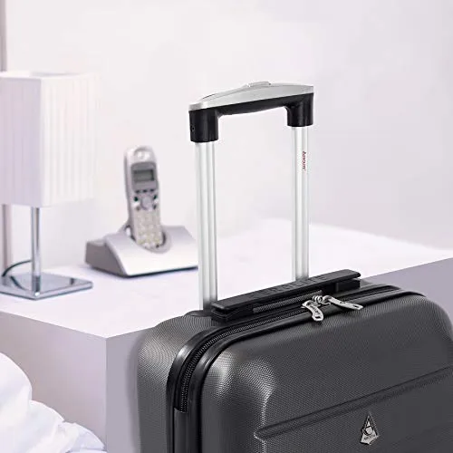 Aerolite 22x14x9” Hard shell Suitcase Spinner Carry On   Under Seat Holdall