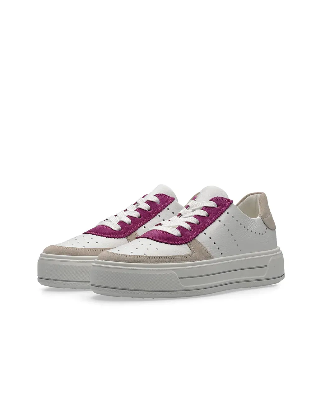 Ara Canberra 12-23007 Lace up Shoes Baby Pink