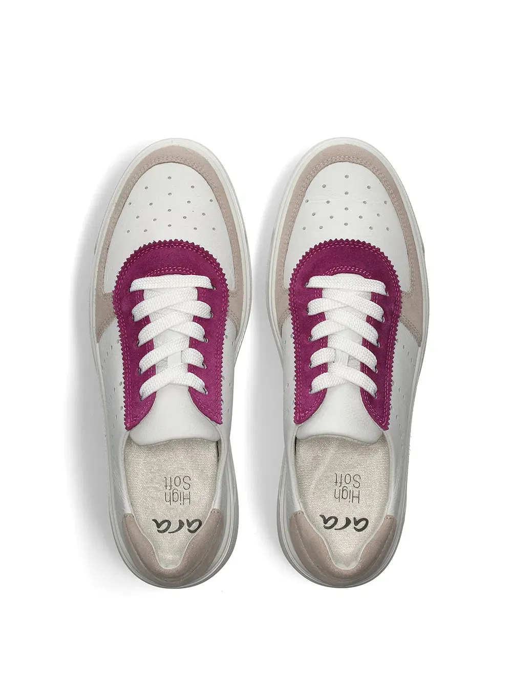 Ara Canberra 12-23007 Lace up Shoes Baby Pink
