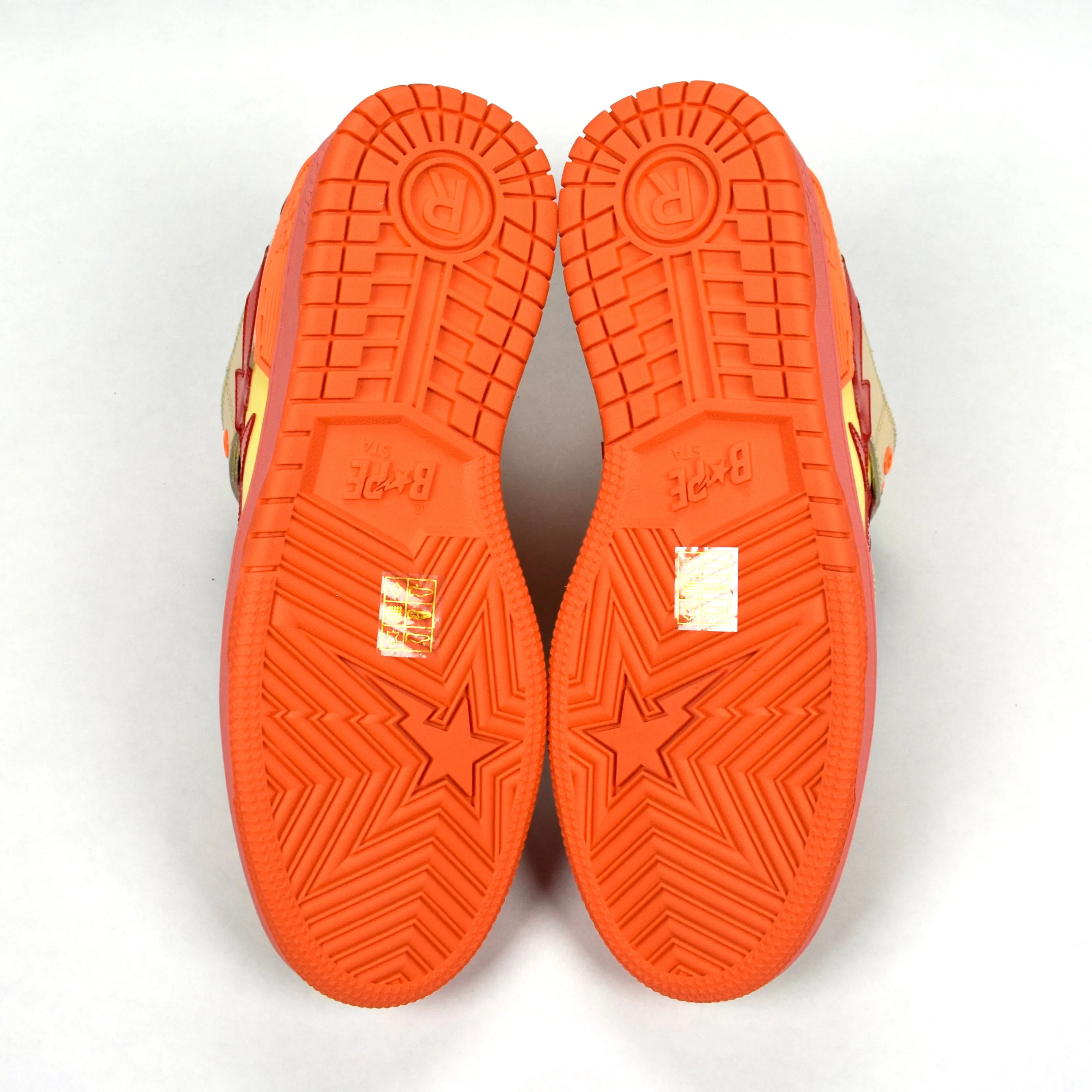 Bape - SK8 STA Sneakers (Orange/Pink/Tan)