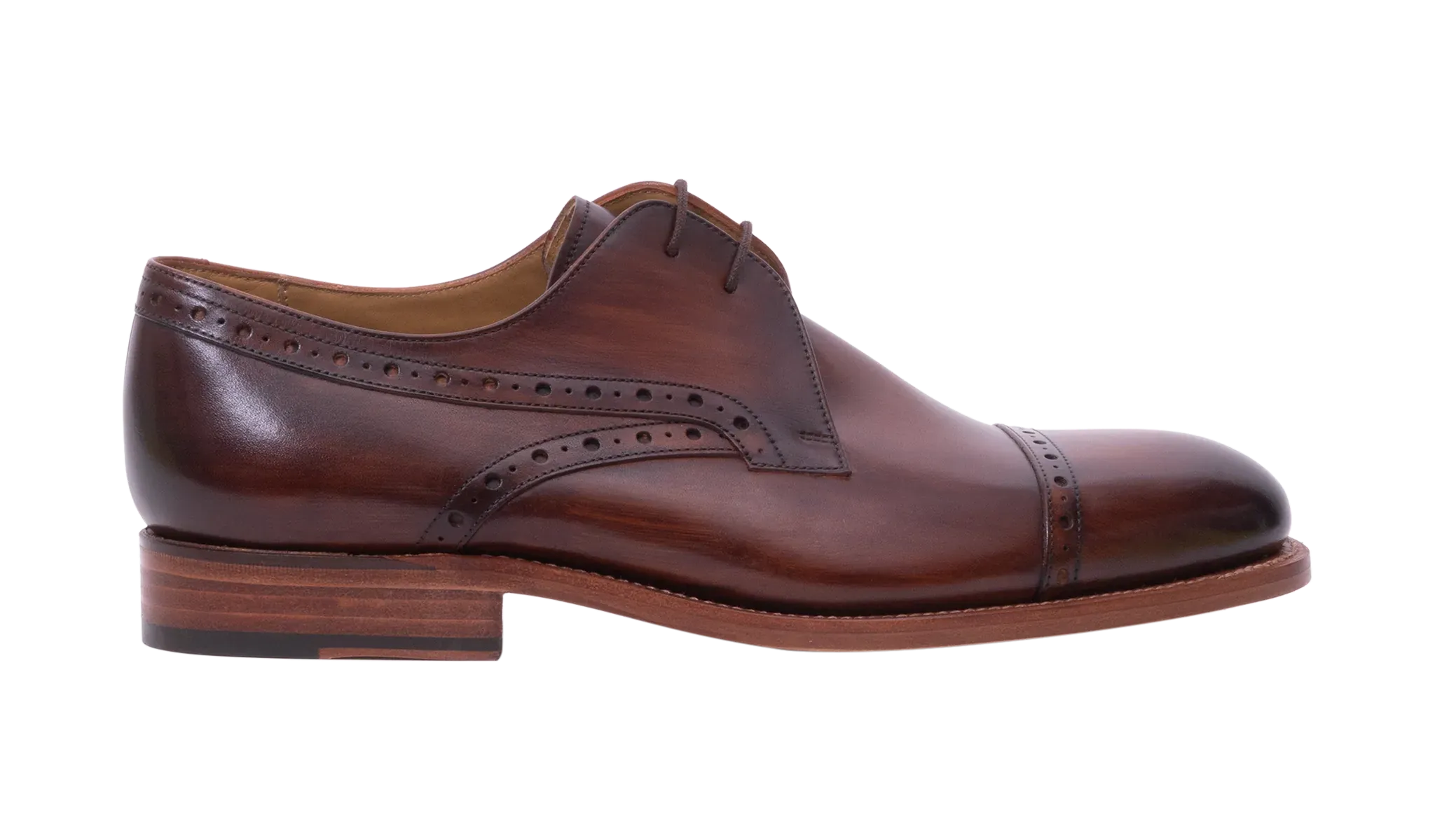 Barker - Wye, Hand Brushed Brown