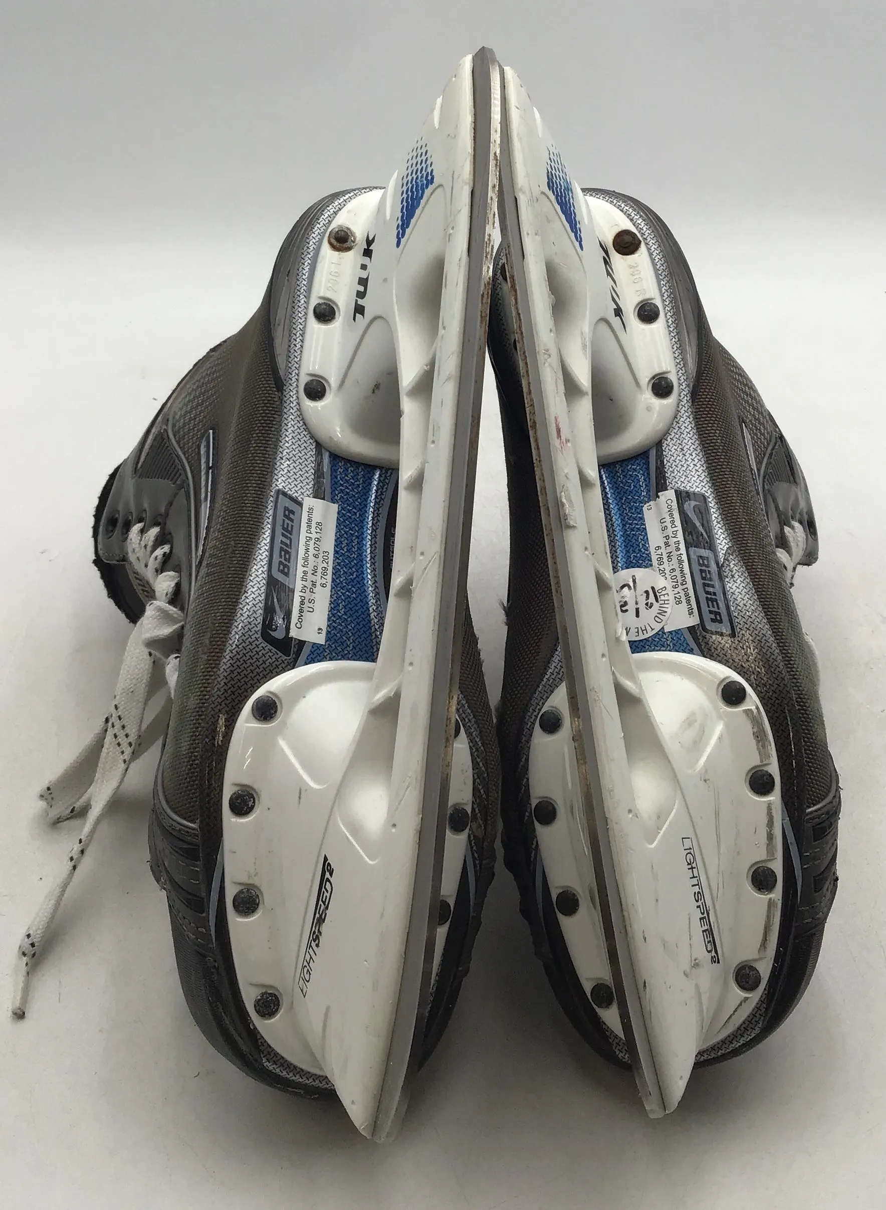Bauer Men's Supreme ONE55 Black Lace-Up Ice Hockey Skate Shoes - Size 11