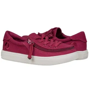 Billy Footwear (Kids)  - Low Top Wine Canvas Shoes CLEARANCE