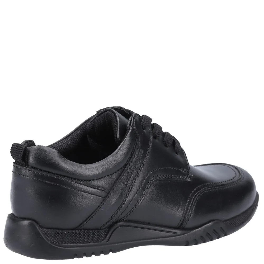 Black Harvey Senior School Shoes