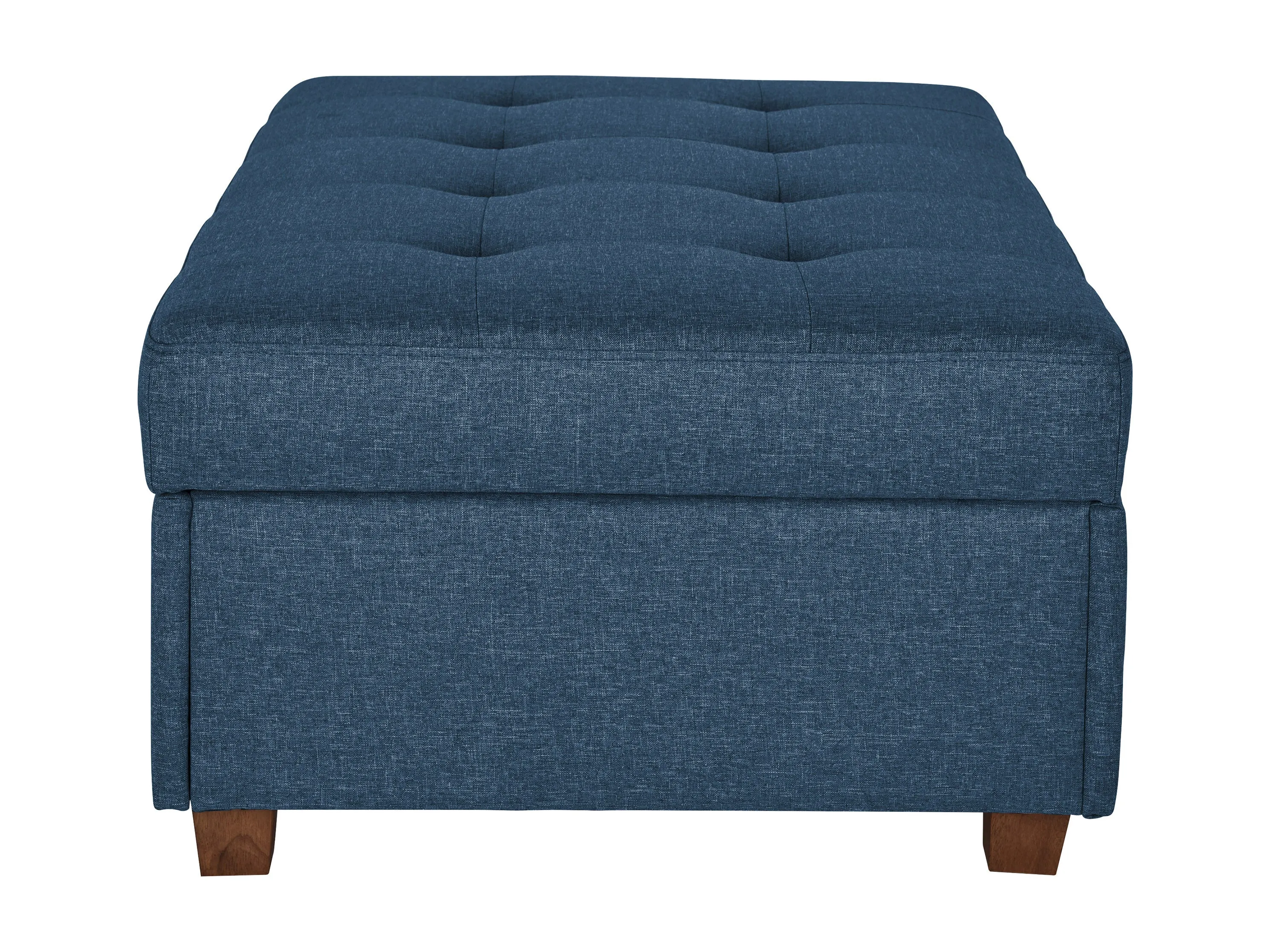 Blue Large Storage Ottoman