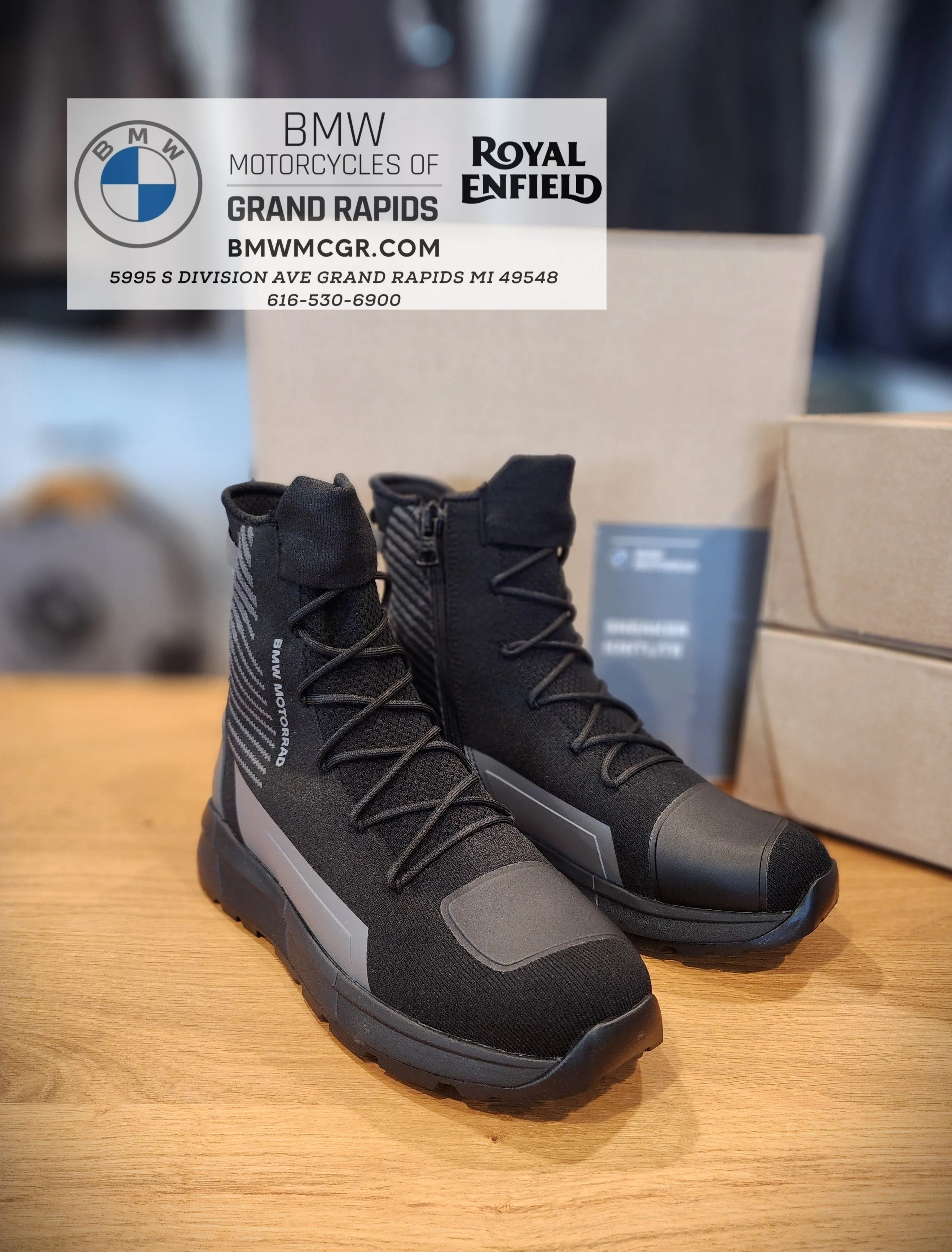 BMW MOTORRAD KNITLITE SNEAKERS, BLACK NEW 2024