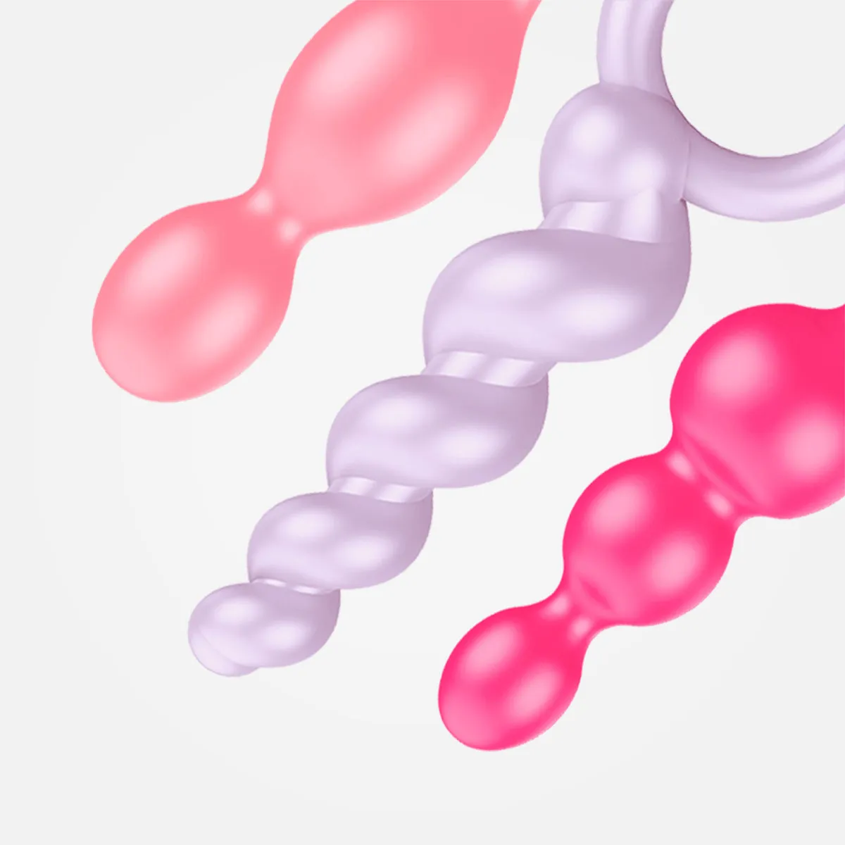 Booty Call - Pastel Non-Vibrating Anal Plug Set