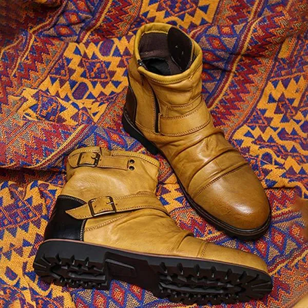 Bottes Motardes en Cuir