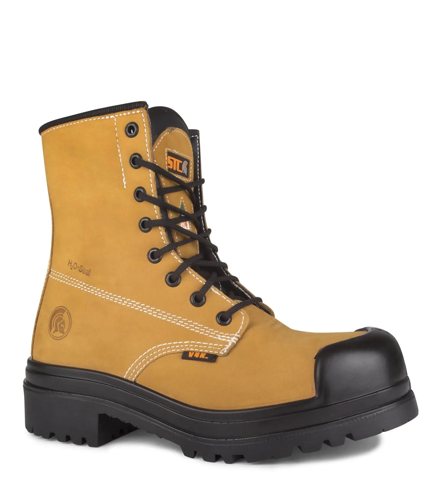 Bruce, Brown | Athletic Leather Work Shoes | Vibram TC4  Outsole