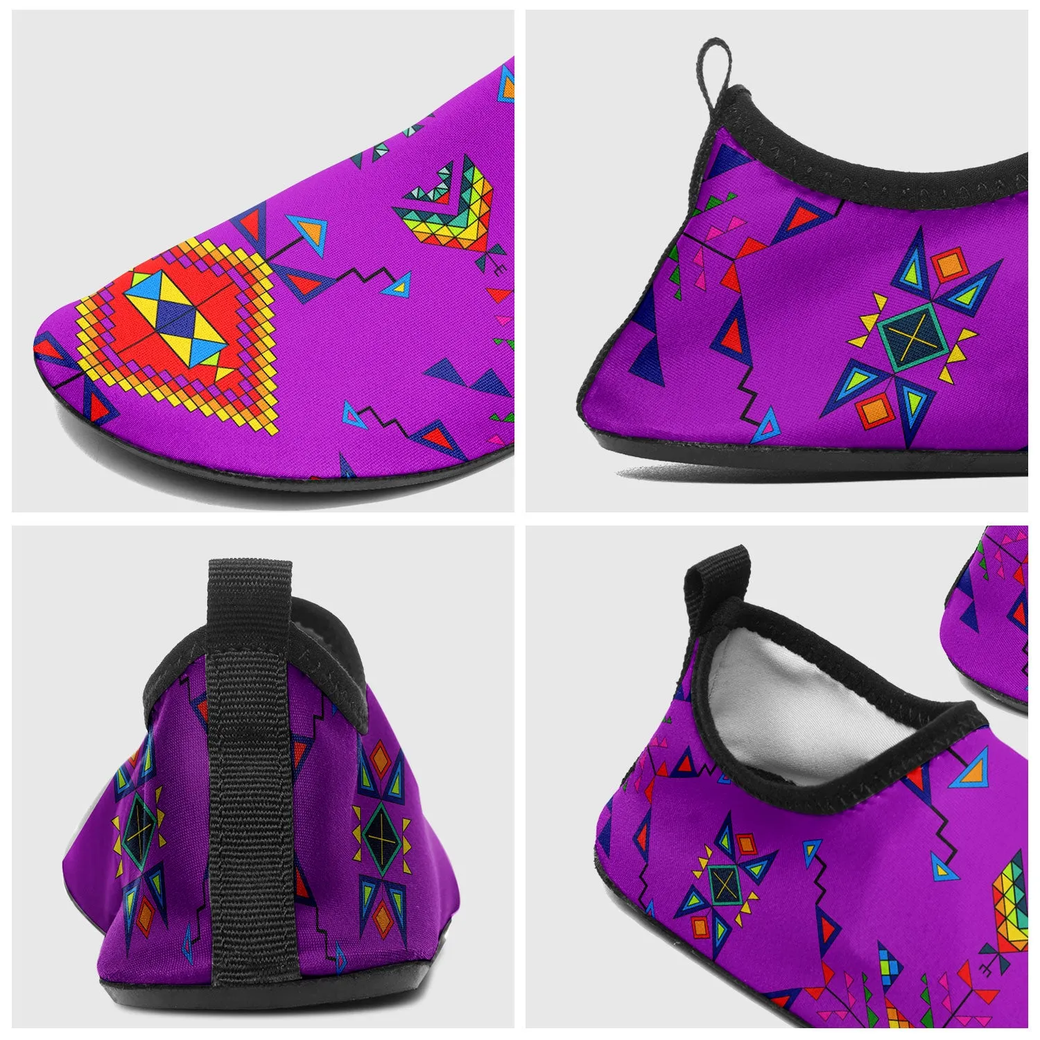 Buffalo Jump Purple Sockamoccs
