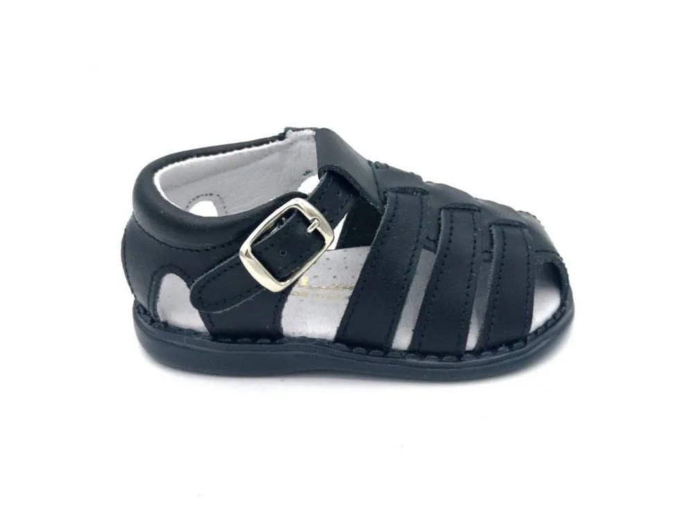 CALZADOS FERNANDEZ ALONSO SL - Strappy first steps sandal: Marine / 21