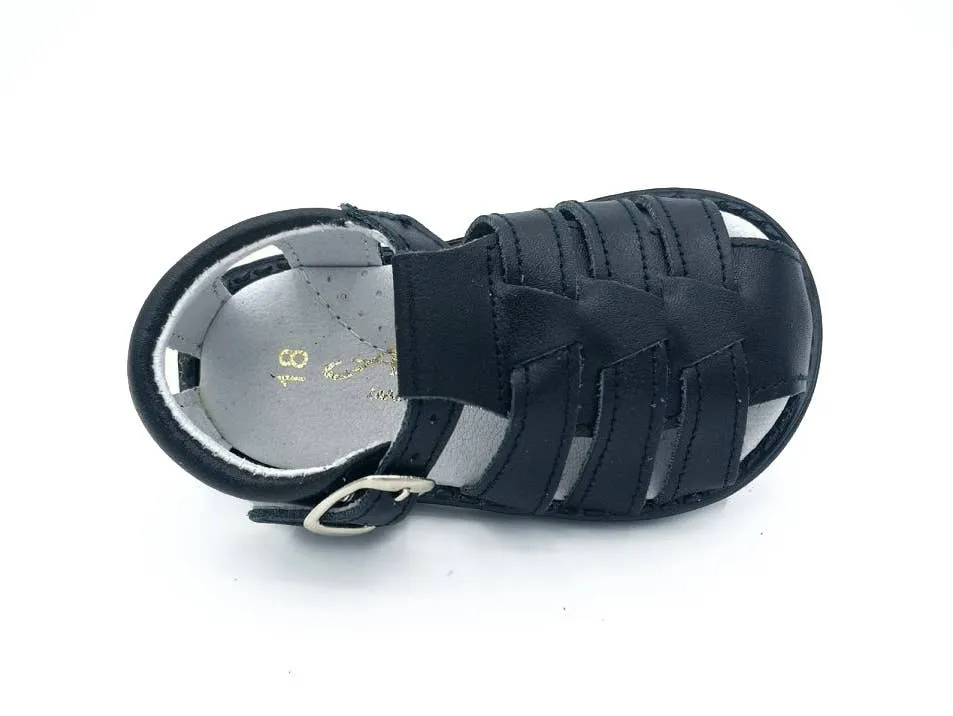 CALZADOS FERNANDEZ ALONSO SL - Strappy first steps sandal: Marine / 21