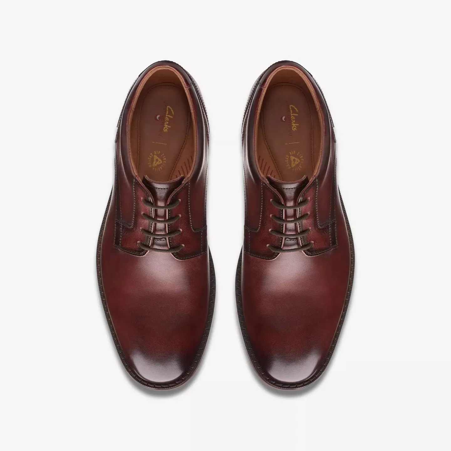 Clarks  Burgundy Shoes
