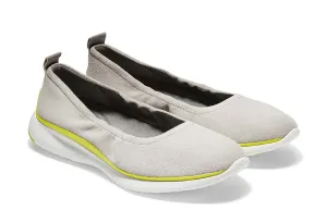 Cole Haan Womens 3.Zerogrand Ruched Slip On Casual Ballet Pump
