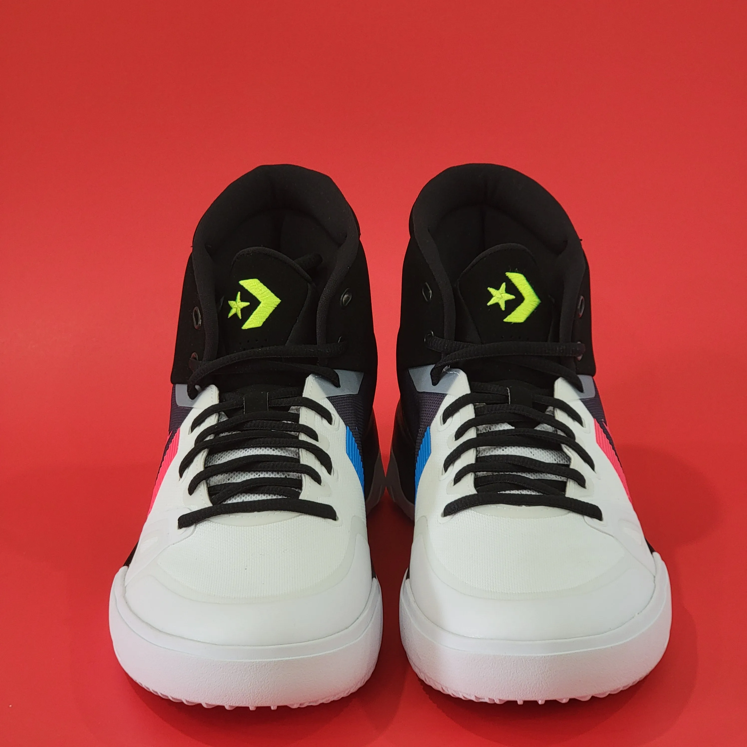 Converse G4 High 'White Blue Solar' Basketball Sneakers 166804C NWT
