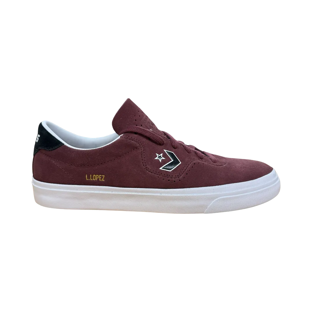 Converse Louie Lopez Pro Skate Shoe in Cherry Daze and White