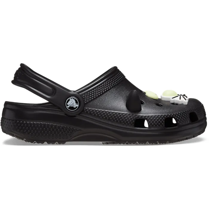 Crocs Glow In The Dark Black Cat Kids Clog