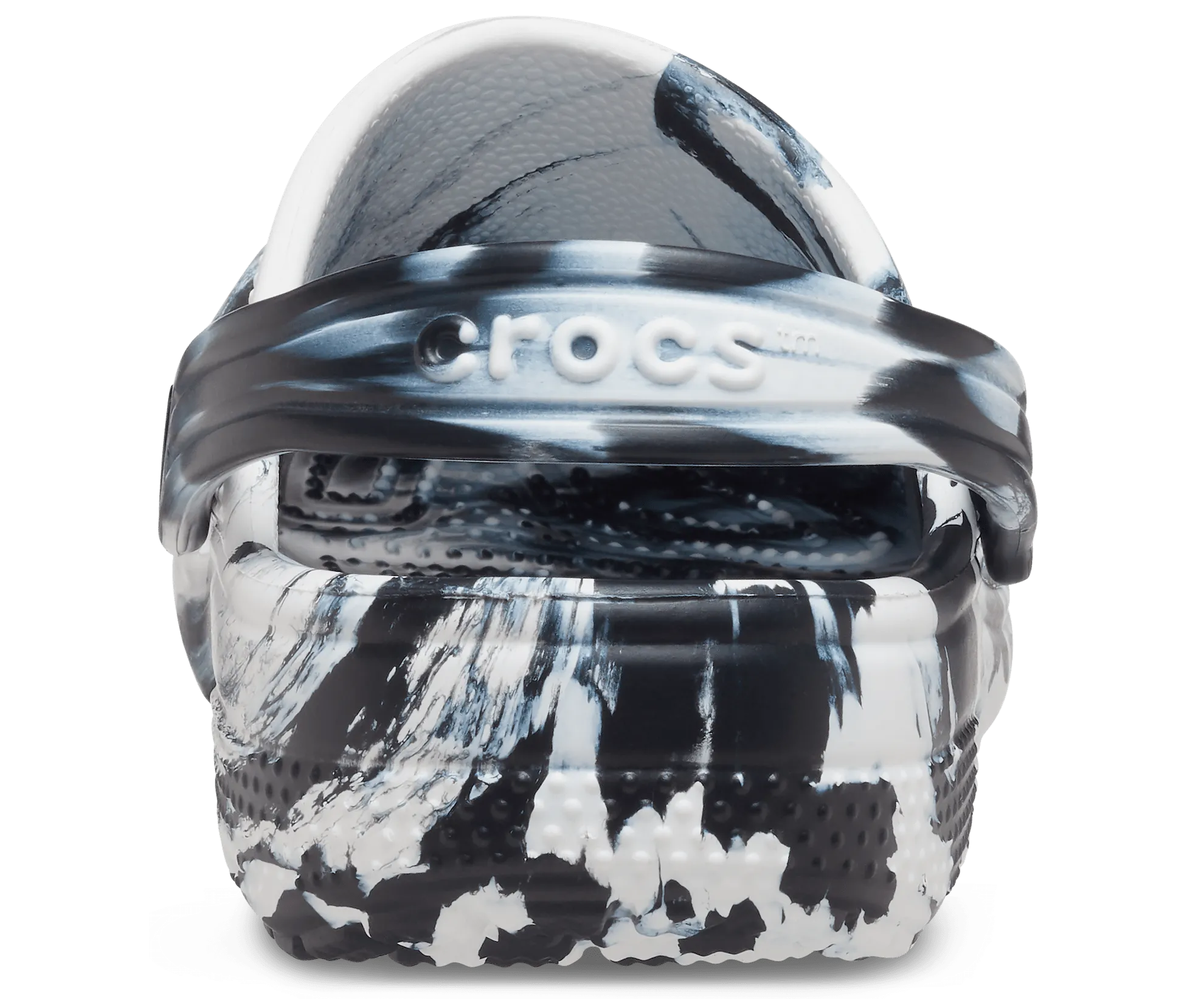 Crocs Kids Classic Marbled Clog - Black