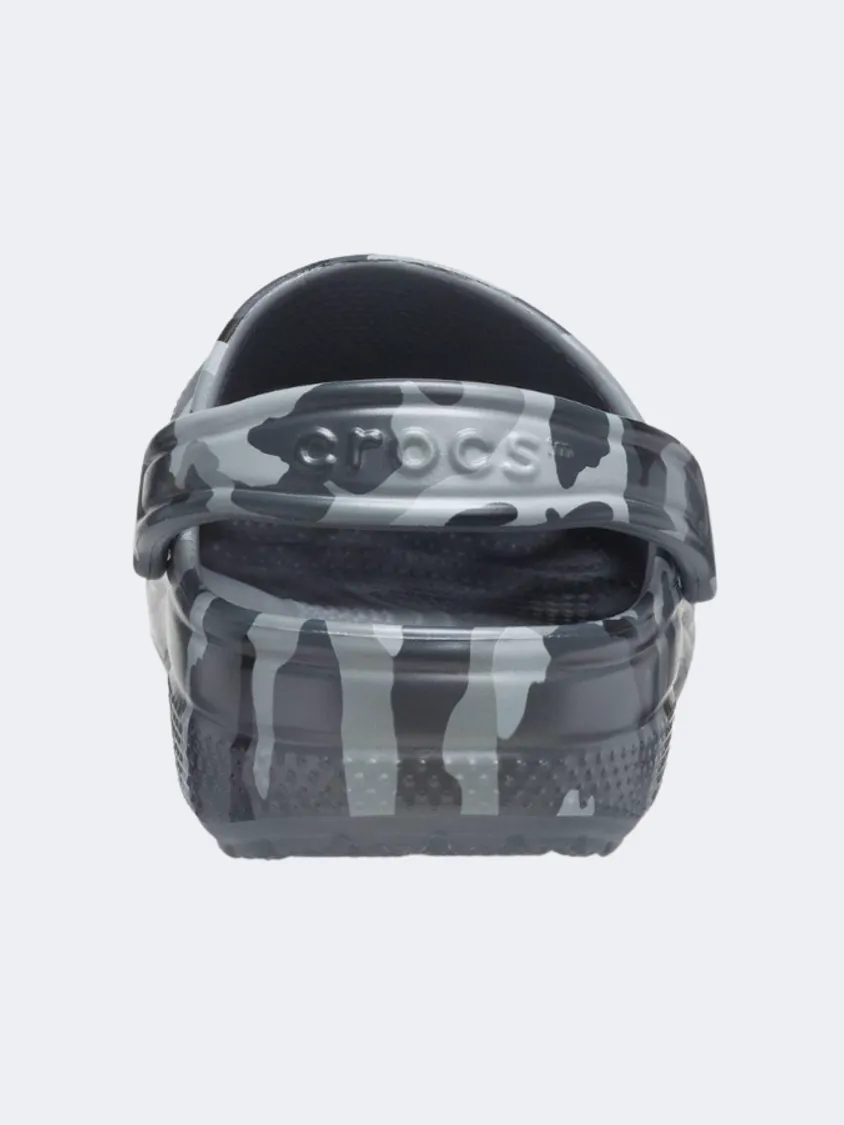 Crocs Printed Camo Clod Unisex Lifestyle Slippers Grey/Multicolor