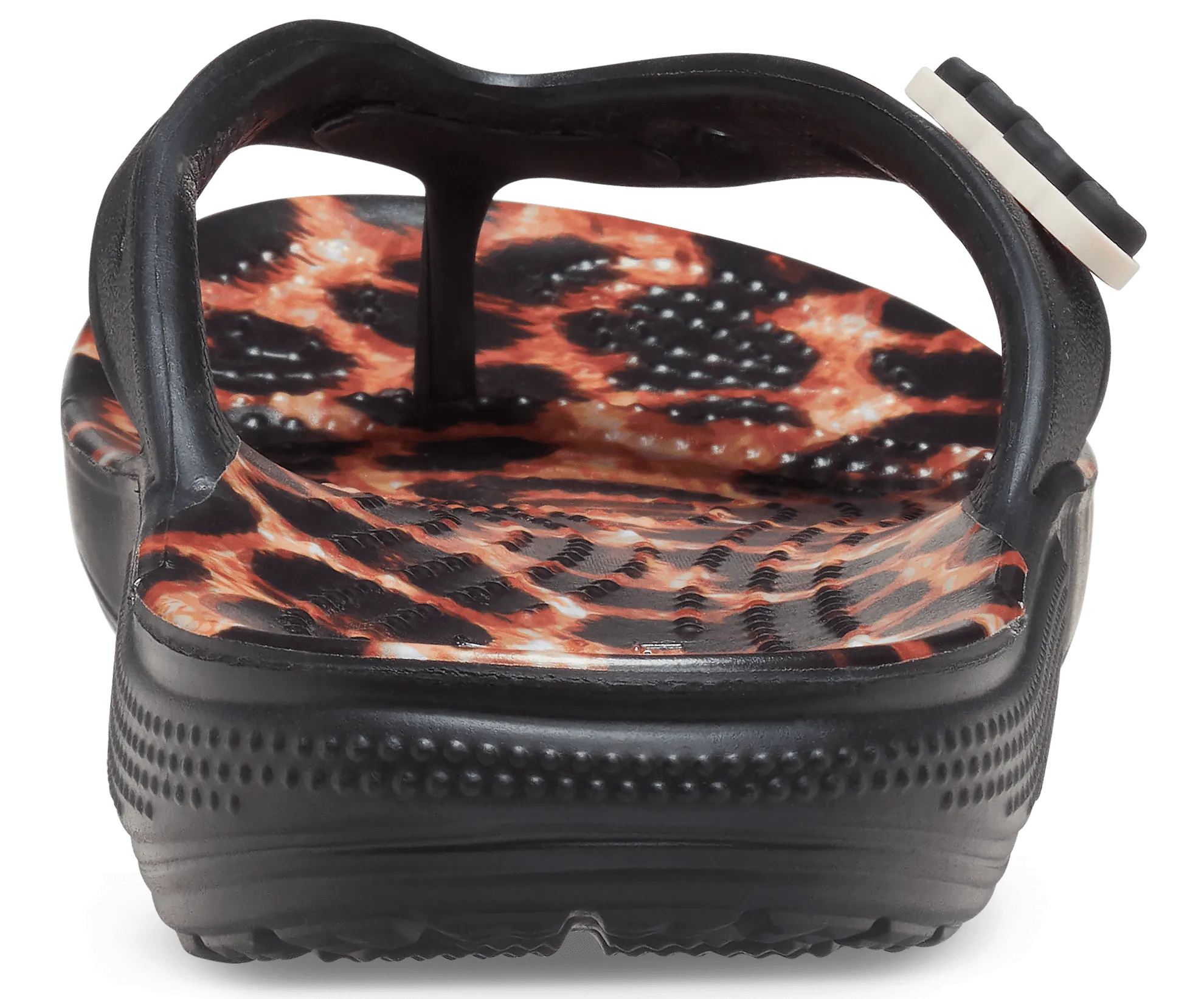 Crocs Unisex Classic Animal Remix Flip Flop - Black
