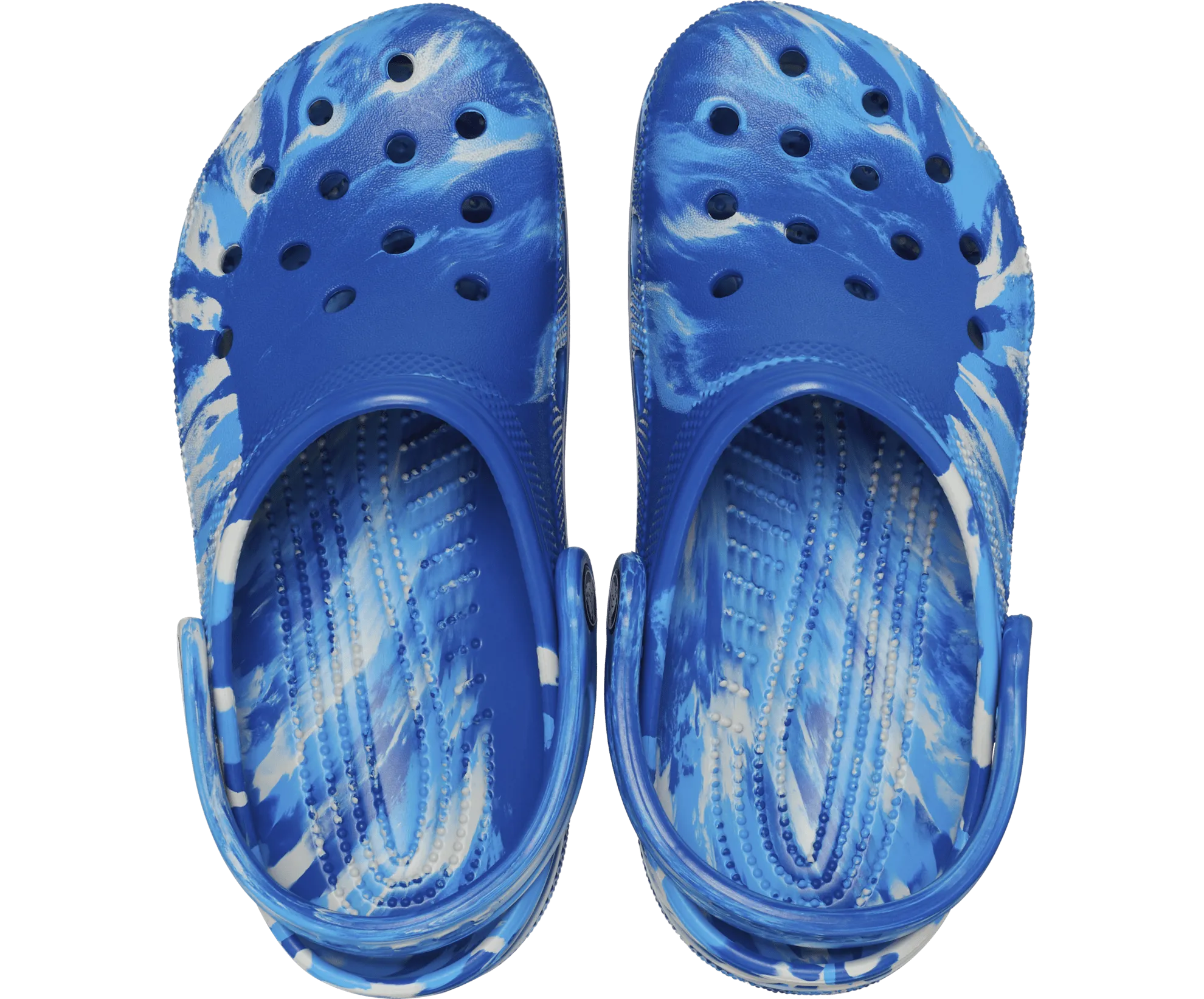 Crocs Unisex Classic Marbled Clog - Blue Bolt