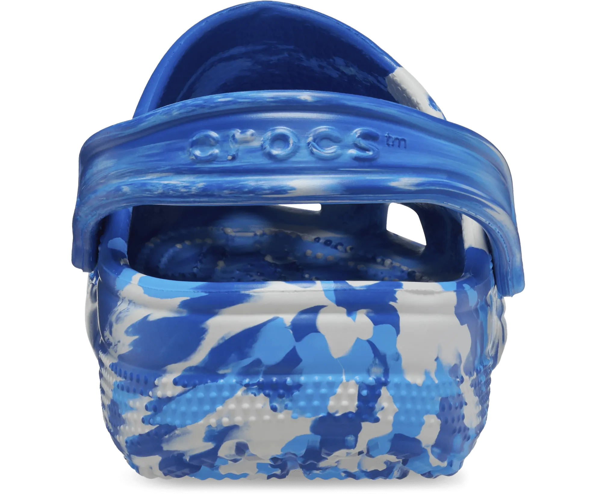 Crocs Unisex Classic Marbled Clog - Blue Bolt
