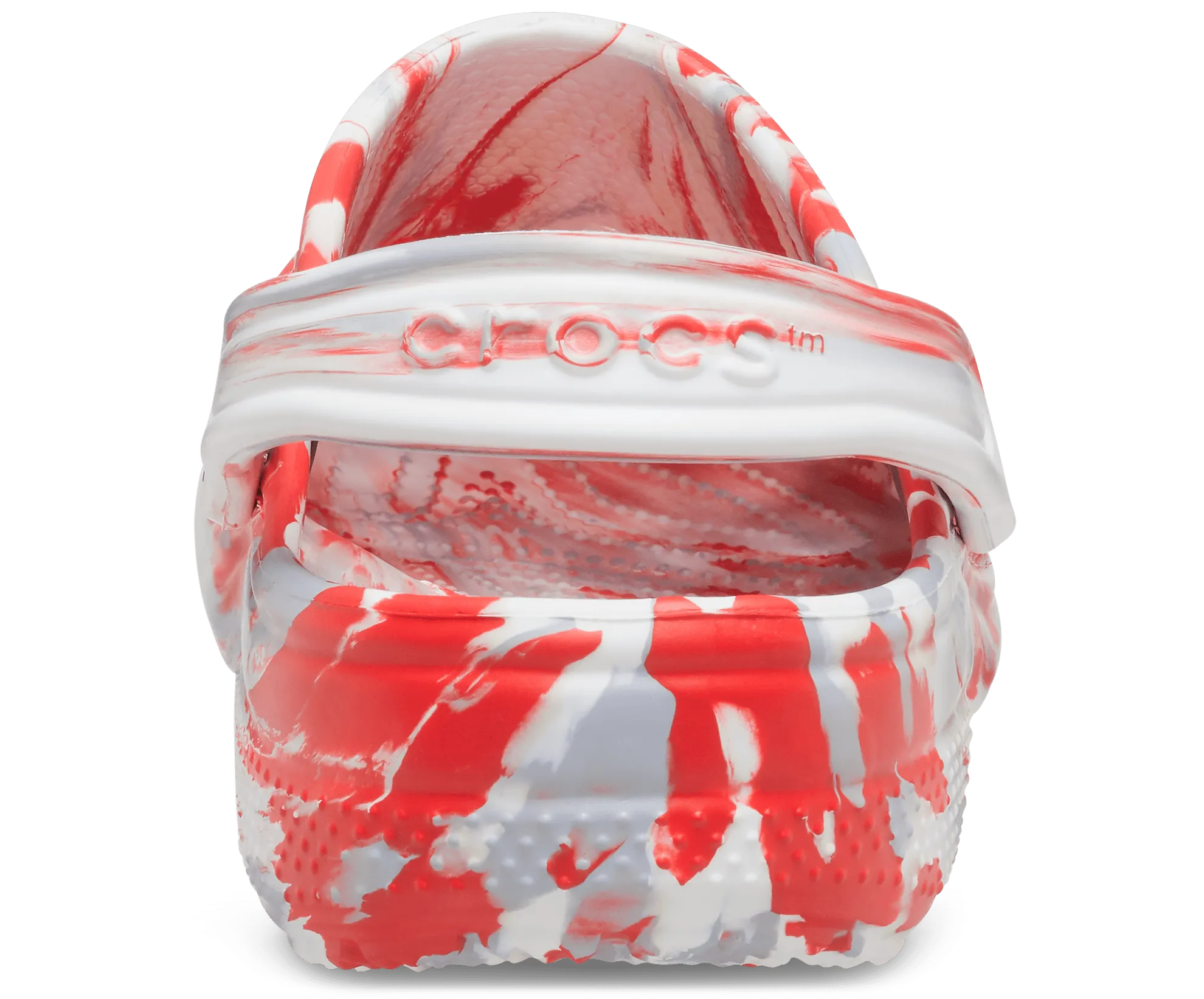 Crocs Unisex Classic Marbled Clog - Flame