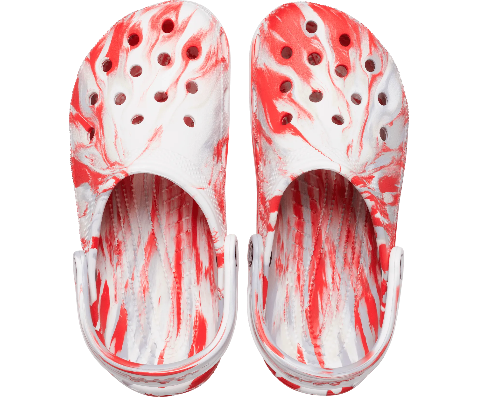 Crocs Unisex Classic Marbled Clog - Flame