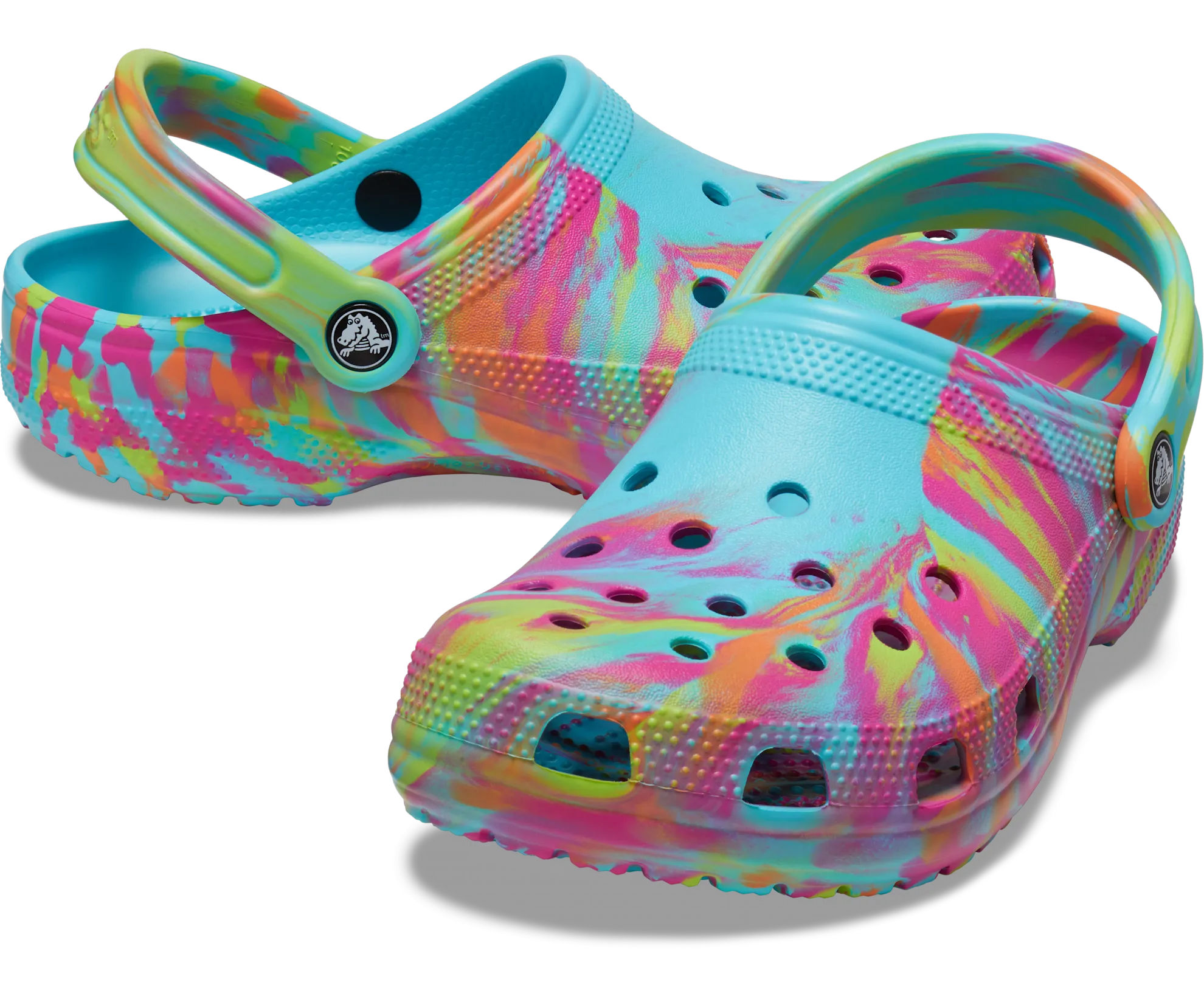 Crocs Unisex Classic Marbled Clog - Neptune