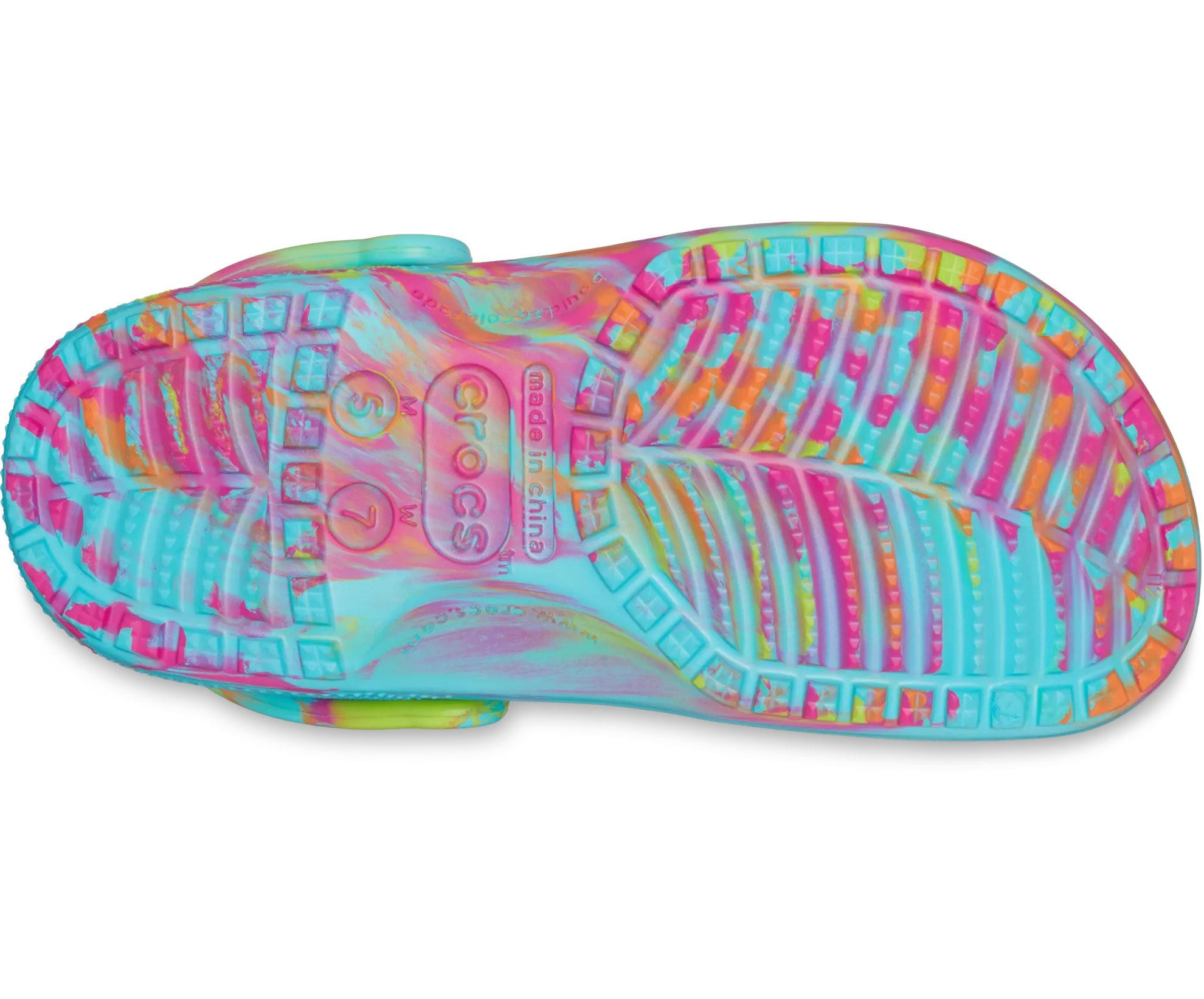 Crocs Unisex Classic Marbled Clog - Neptune