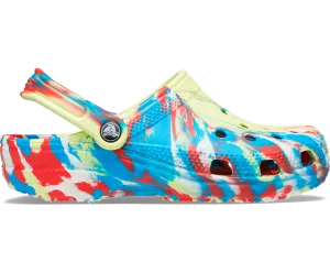 Crocs Unisex Classic Marbled Clog - Sulphur