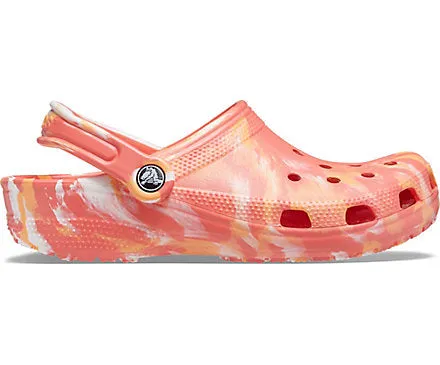 Crocs Unisex Classic Marbled Clogs - Fresco