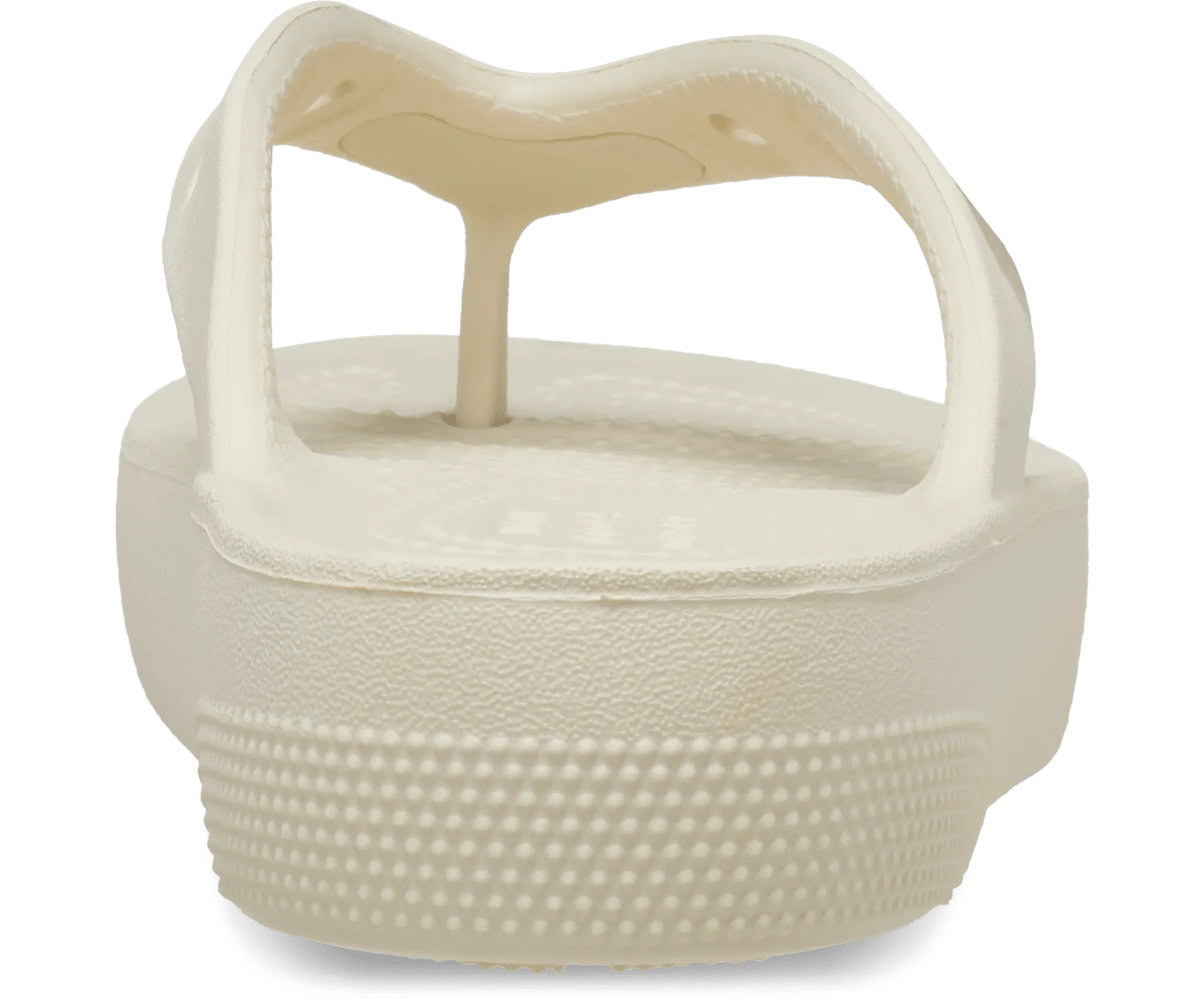 Crocs Unisex Classic Platform Flip Flop - Bone