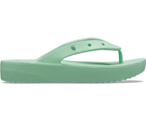 Crocs Unisex Classic Platform Flip Flop - Jade Stone