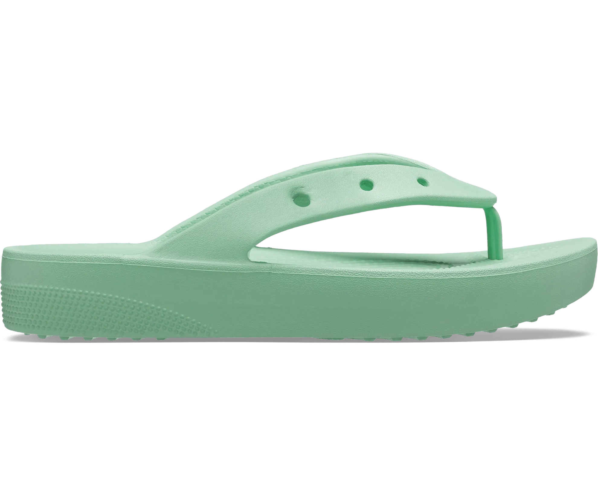 Crocs Unisex Classic Platform Flip Flop - Jade Stone