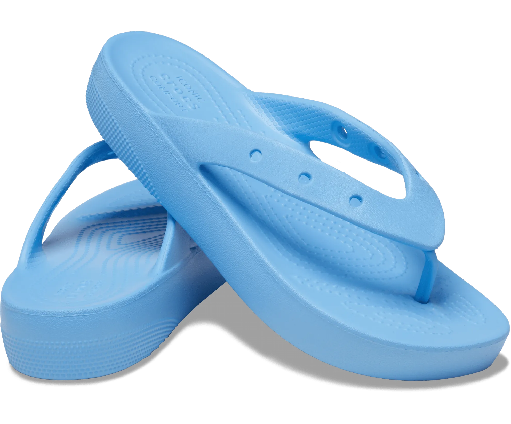 Crocs Unisex Classic Platform Flip Flop - Oxygen