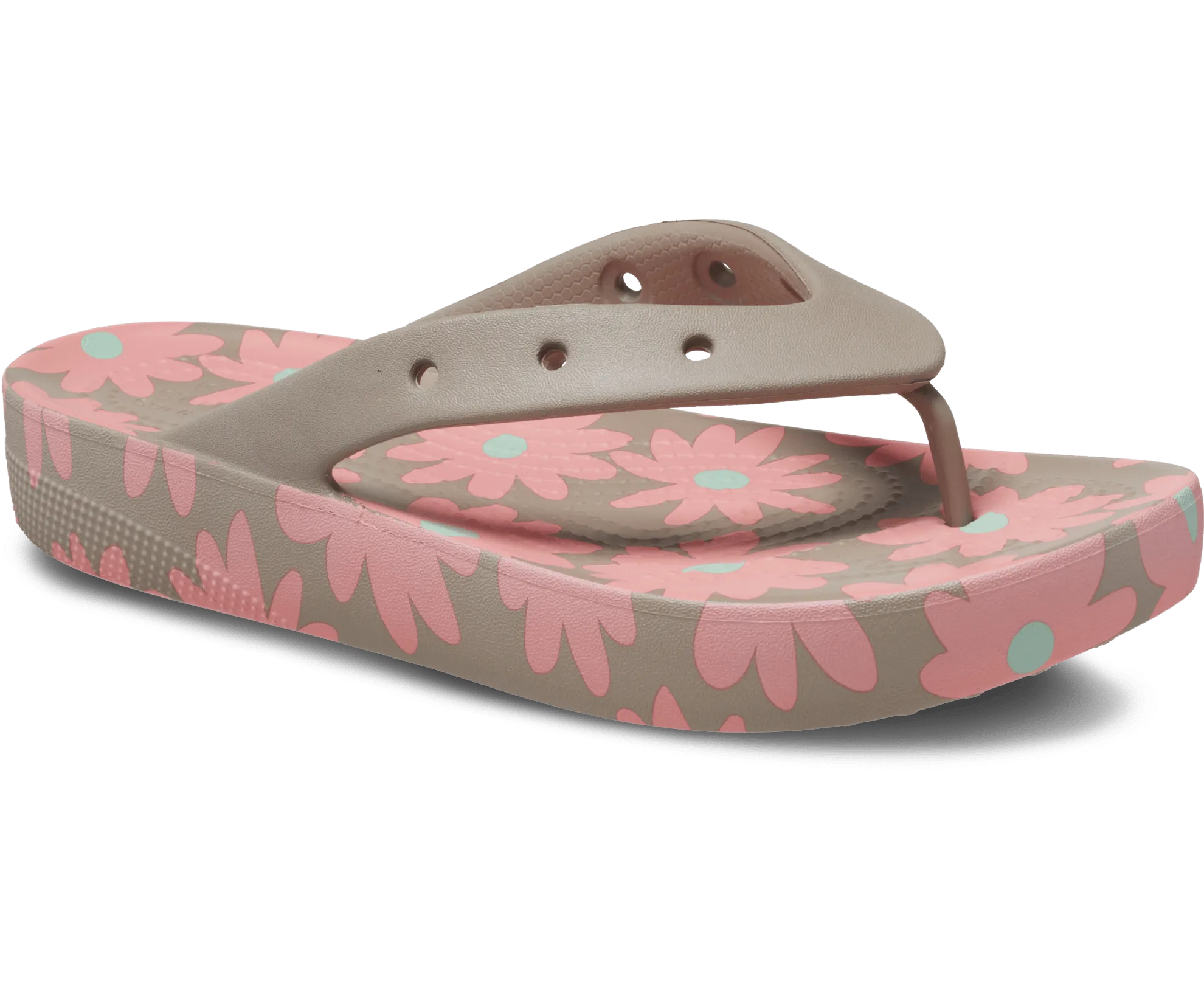 Crocs Unisex Classic Platform Retro Flip Flop - Multicoloured