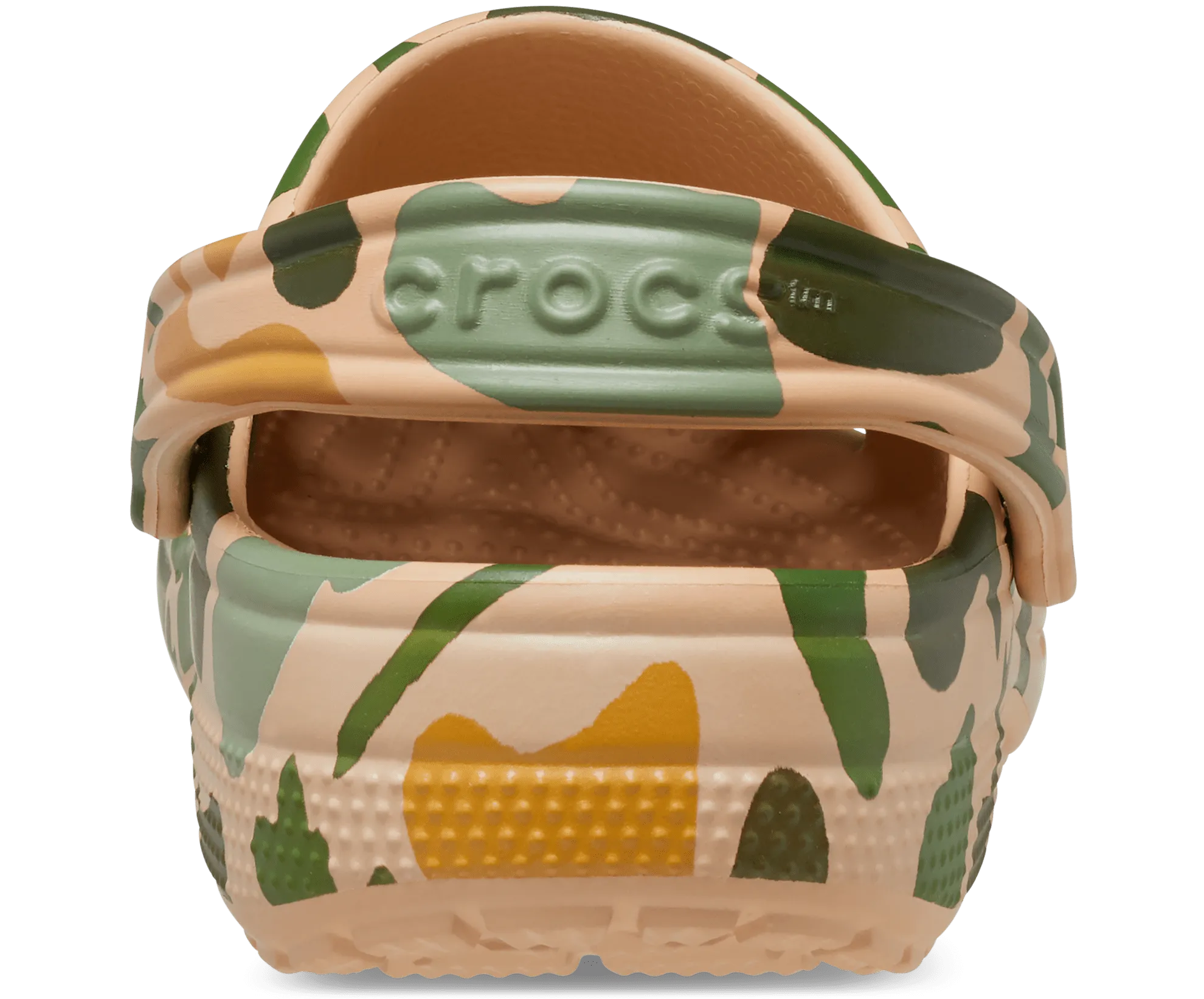 Crocs Unisex Classic Printed Camo Clog - Chai / Tan